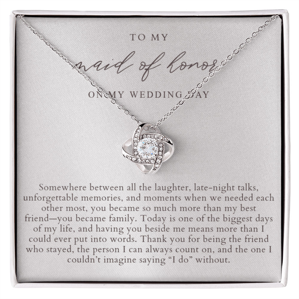Maid of Honor Necklace | Elegant Pearlescence