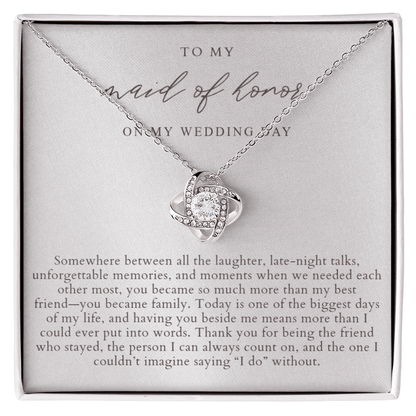 Maid of Honor Necklace | Elegant Pearlescence