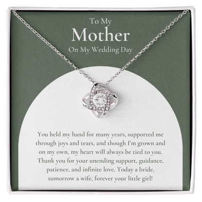 Mother Of The Bride Gift - Love Knot Necklace