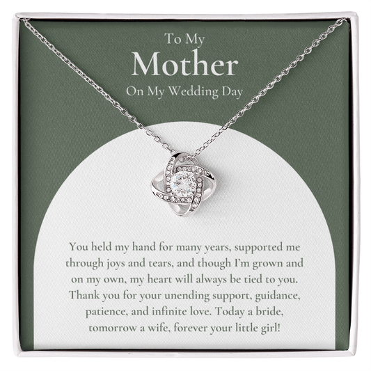 Mother Of The Bride Gift - Love Knot Necklace