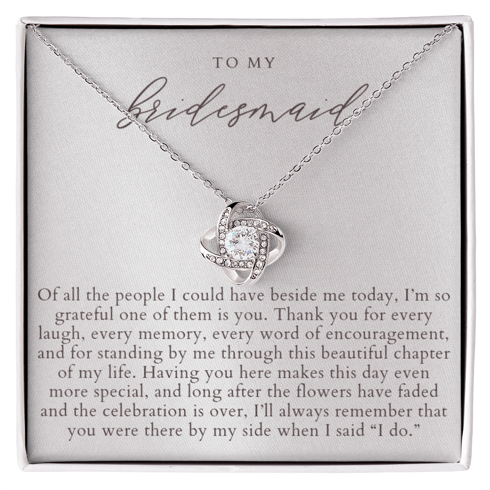 Bridesmaid Necklace |  Elegant Pearlescence