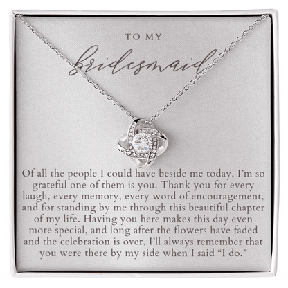 Bridesmaid Necklace |  Elegant Pearlescence