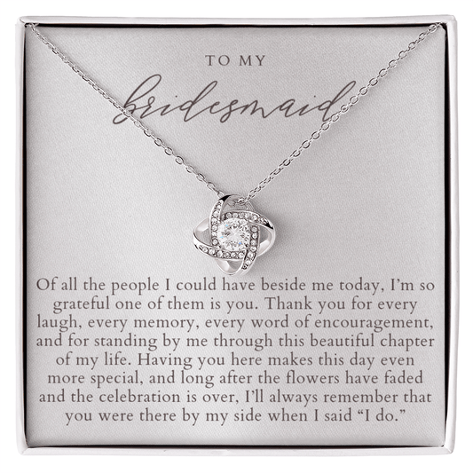 Bridesmaid Necklace |  Elegant Pearlescence