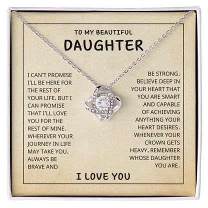 To My Daughter (I Can't Promise I'll Be Here)