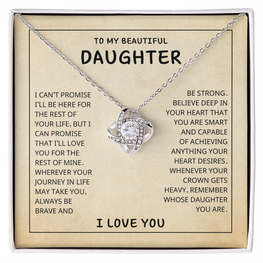 To My Daughter (I Can't Promise I'll Be Here)