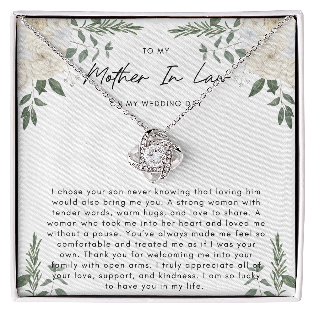 To My Mother In Law On My Wedding Day