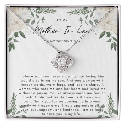 To My Mother In Law On My Wedding Day
