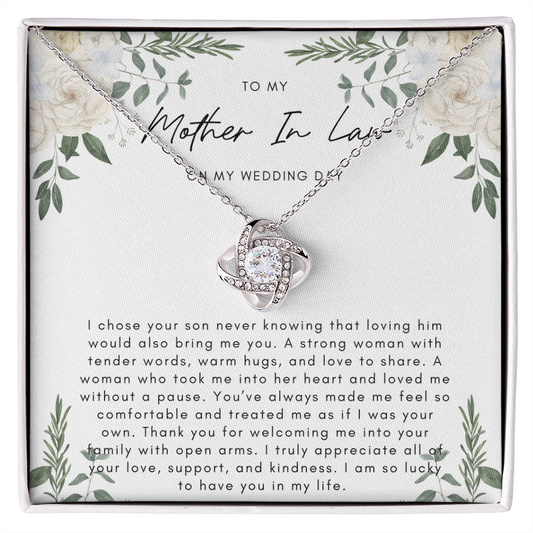 To My Mother In Law On My Wedding Day