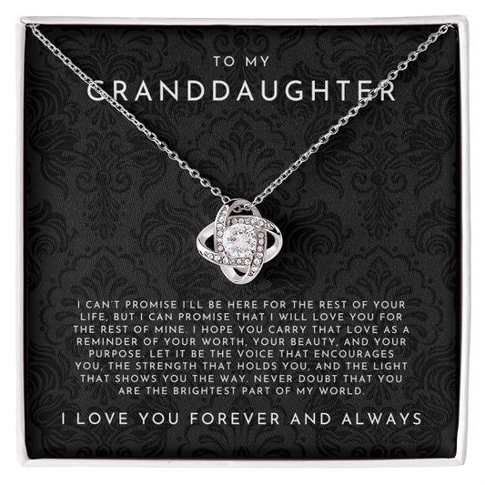 To My Granddaughter Necklace