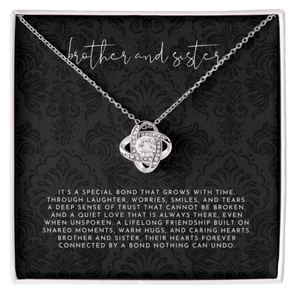 Bond Between Brother And Sister Necklace