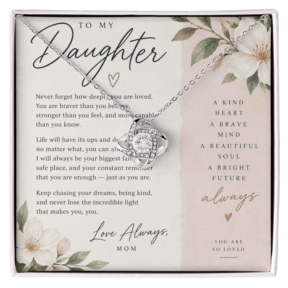 To My Daughter Gift (Never Forget) From Mom