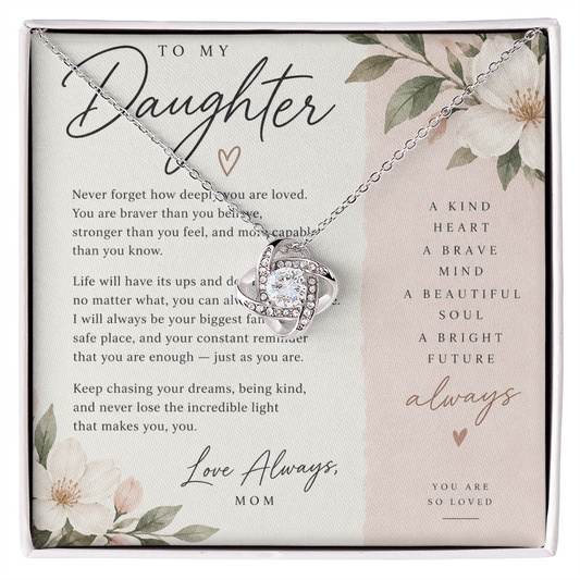 To My Daughter Gift (Never Forget) From Mom