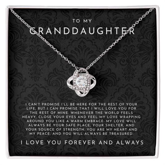 To My Granddaughter Necklace