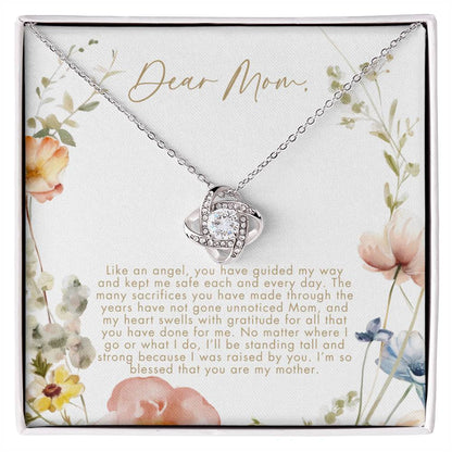 Like an Angel Floral Mom Necklace