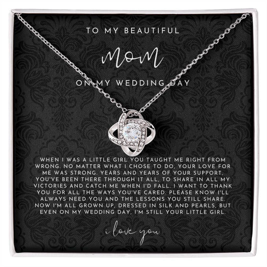 To My Mom On My Wedding Day Necklace