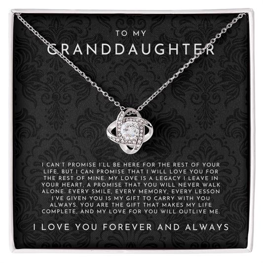 To My Granddaughter Necklace