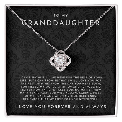 To My Granddaughter (I Can Promise That I Will Love You)