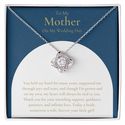 Mother Of The Bride Gift - Love Knot Necklace