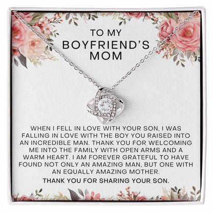 Blush Floral Boyfriend's Mom Necklace