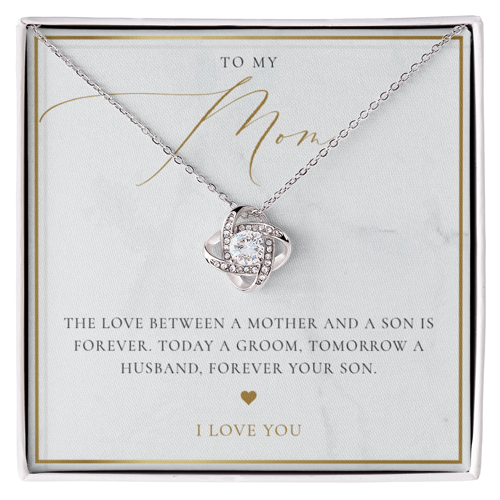 Mother Of The Groom From Son Necklace | The Love Between Marble & Gold
