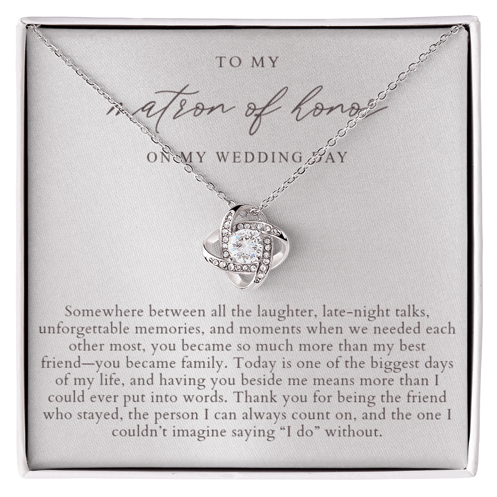 Matron Of Honor Necklace | Elegant Pearlescence