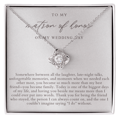 Matron Of Honor Necklace | Elegant Pearlescence