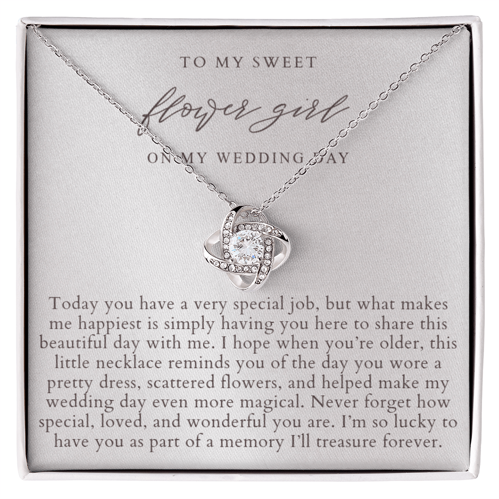 Flower Girl Necklace | Elegant Pearlescence
