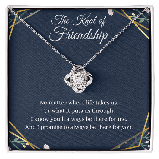 Best Friend Necklace - The Knot Of Friendship