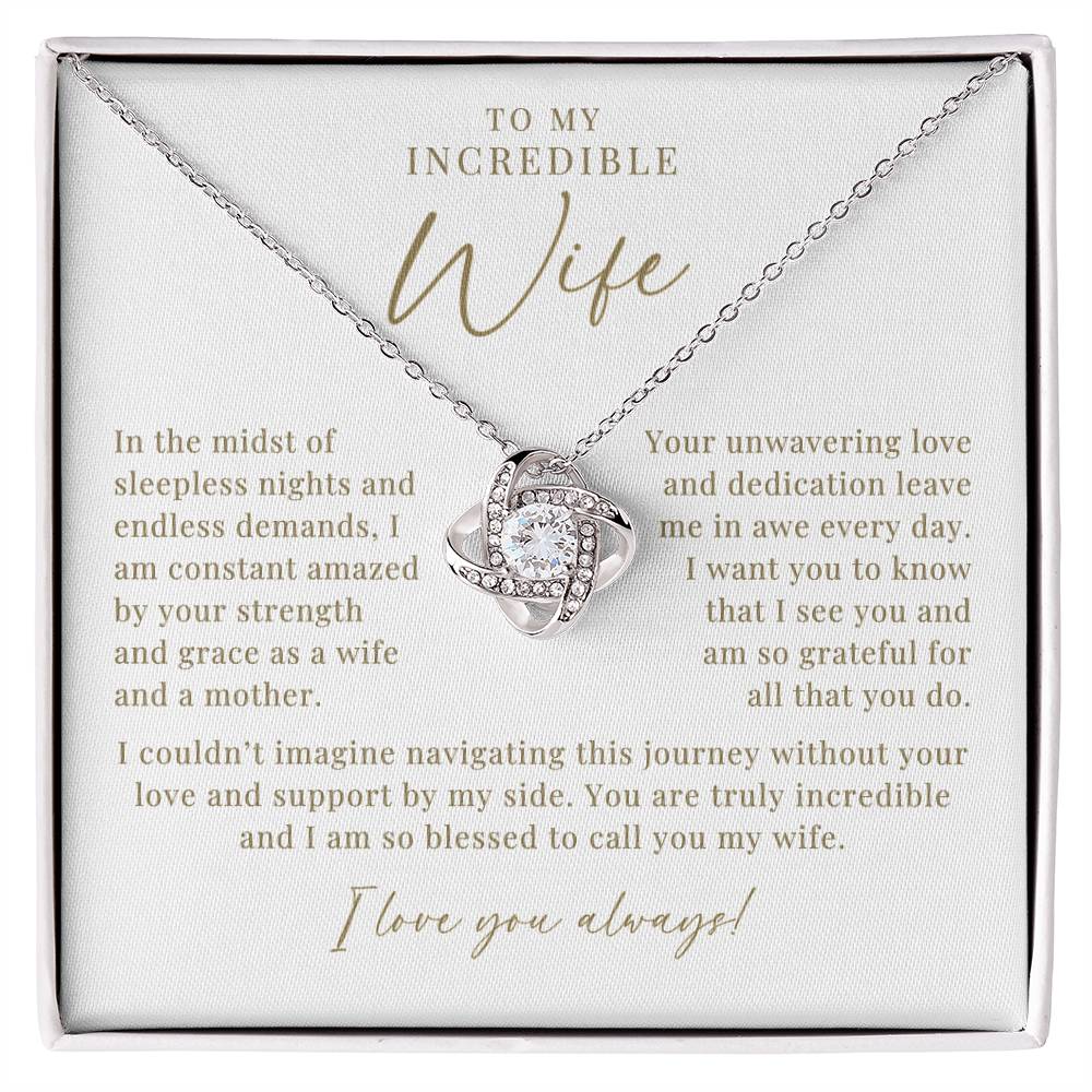 Incredible Wife and Mother Necklace