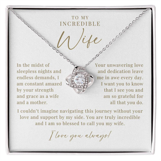 Incredible Wife and Mother Necklace