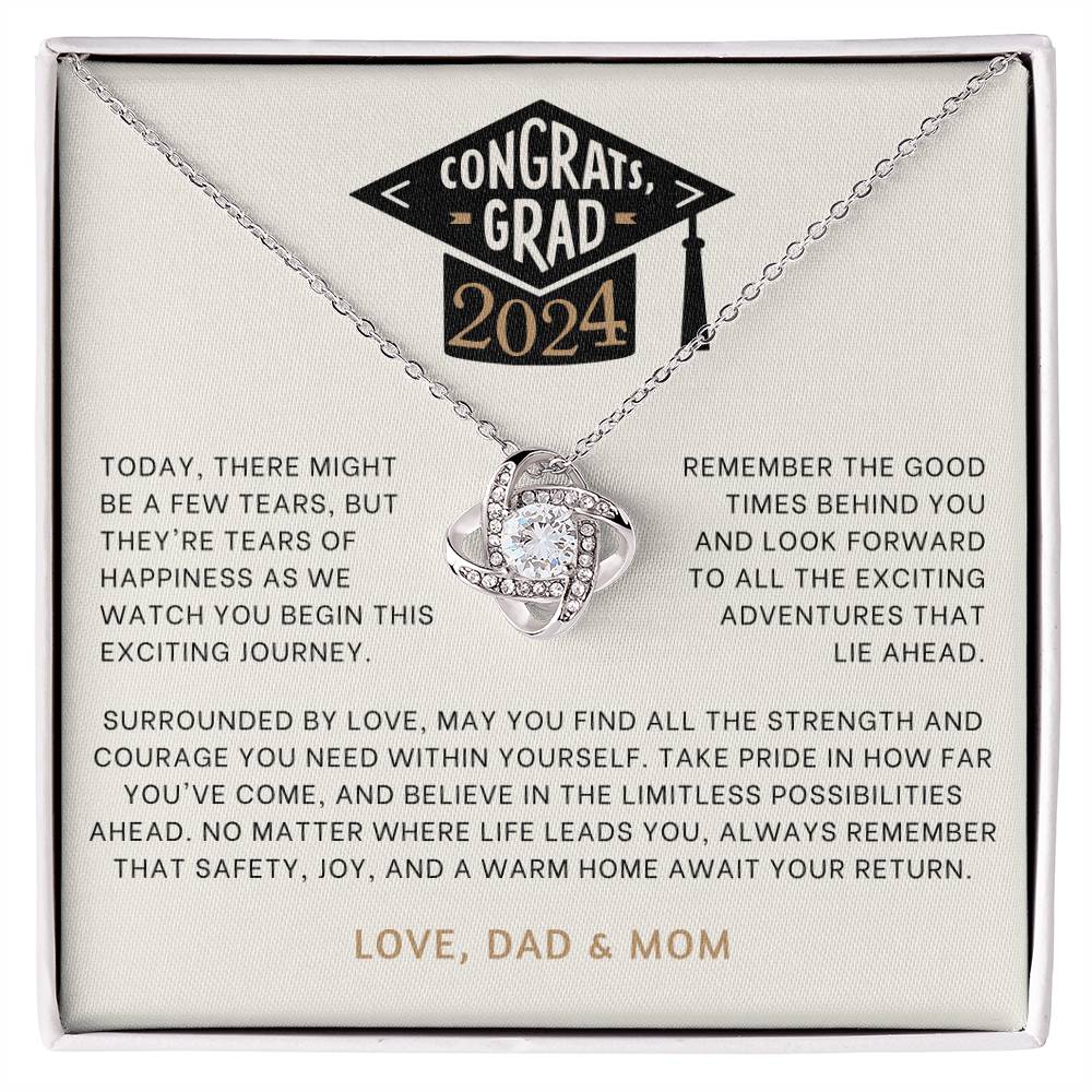 Modern Cap Graduation Necklace