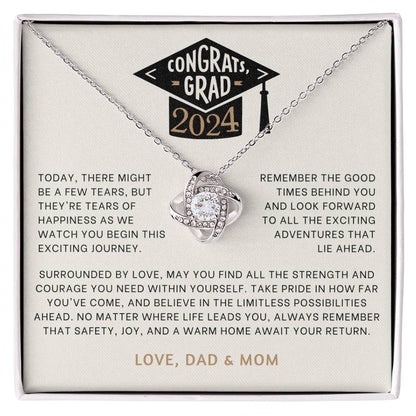 Modern Cap Graduation Necklace