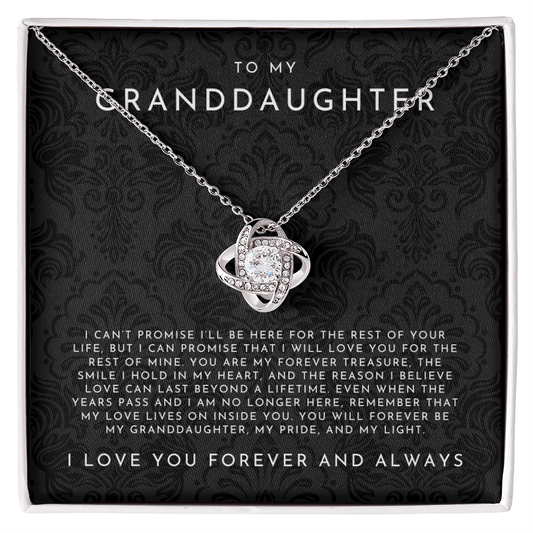 To My Granddaughter Necklace
