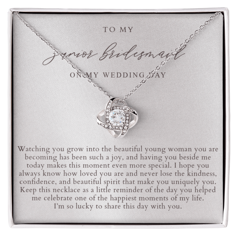 Junior Bridesmaid Necklace | Elegant Pearlescence