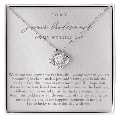 Junior Bridesmaid Necklace | Elegant Pearlescence