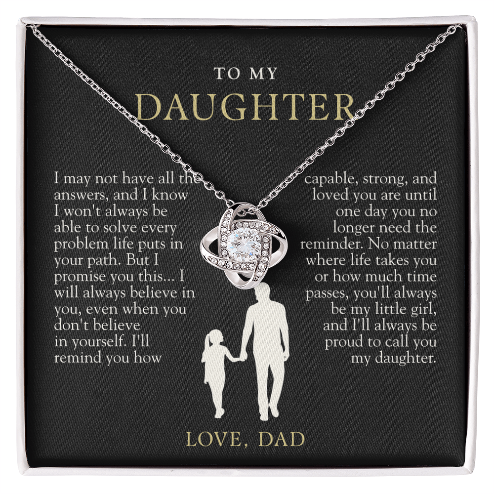To My Daughter | Always Proud Black & Gold
