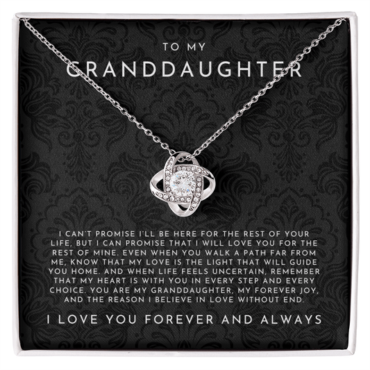 To My Granddaughter Necklace