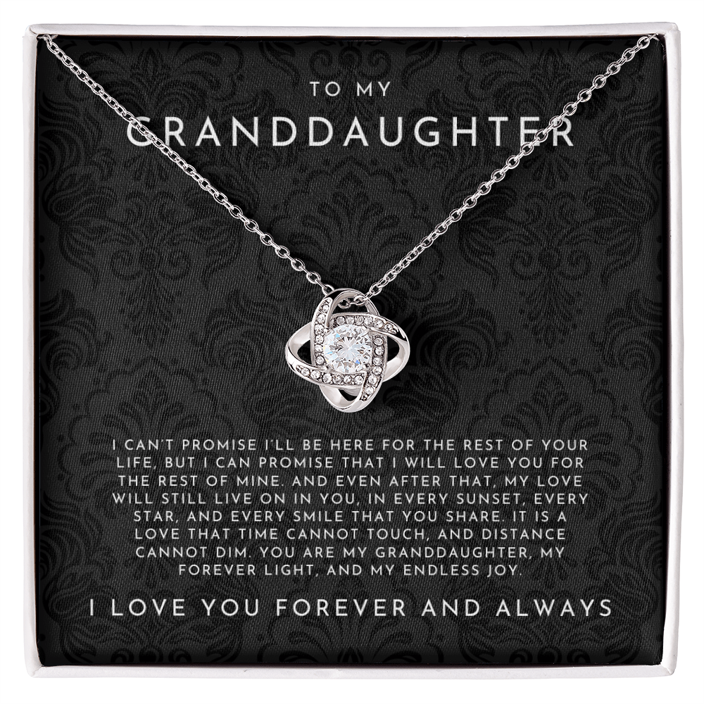 To My Granddaughter Necklace