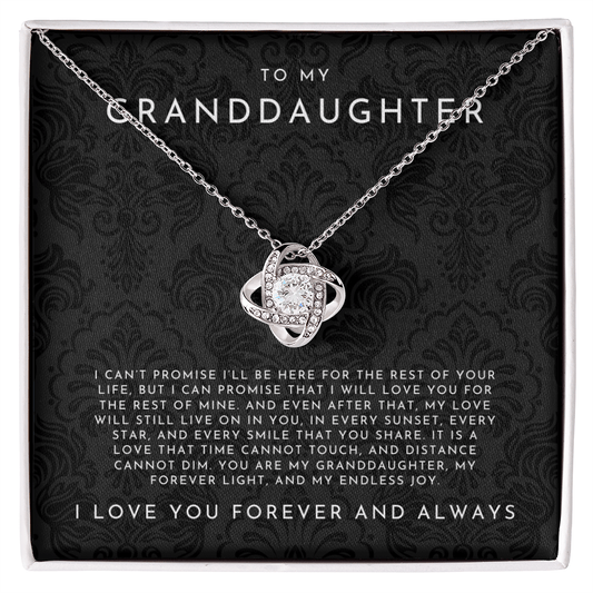 To My Granddaughter Necklace