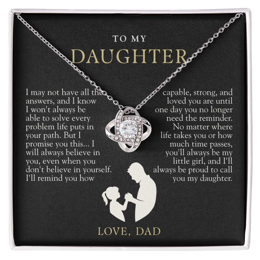 To My Daughter From Dad | Always Proud Black & Gold
