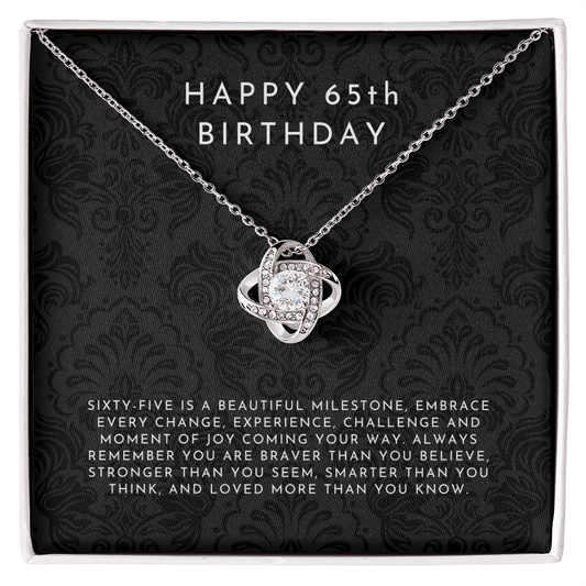 Happy 65th Birthday Gift, 65th Birthday Gift Ideas Necklace