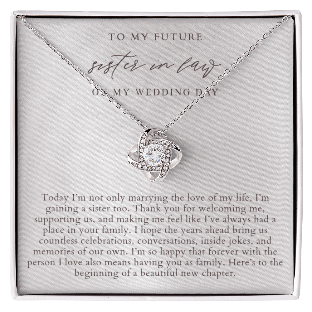 Future Sister In Law Necklace | Elegant Pearlescence