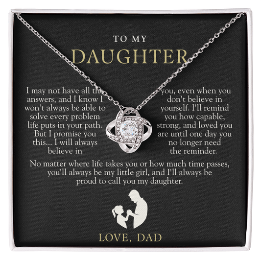 To My Daughter from Dad | Always Proud Black & Gold