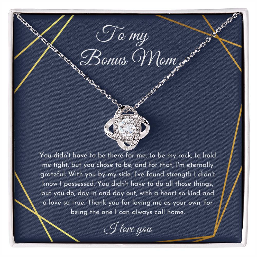 To My Bonus Mom Necklace, Step Mom Gift