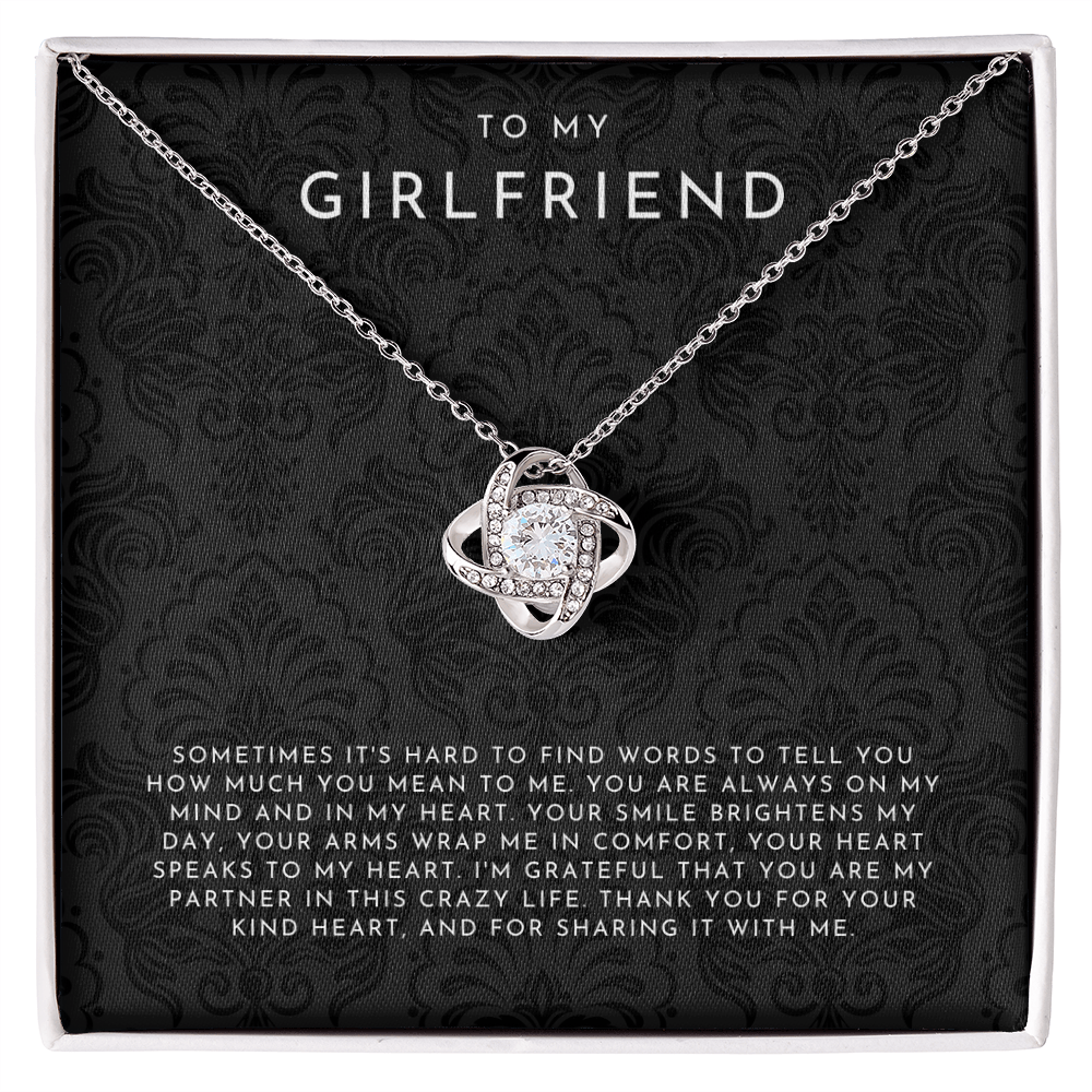 To My Girlfriend - Love Knot Necklace