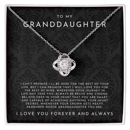 To My Granddaughter Gift From Grandparent