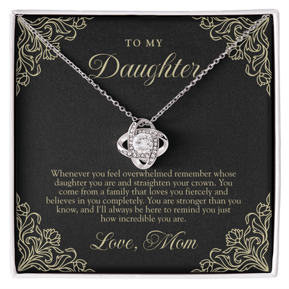 To My Daughter From Mom | Straighten Your Crown