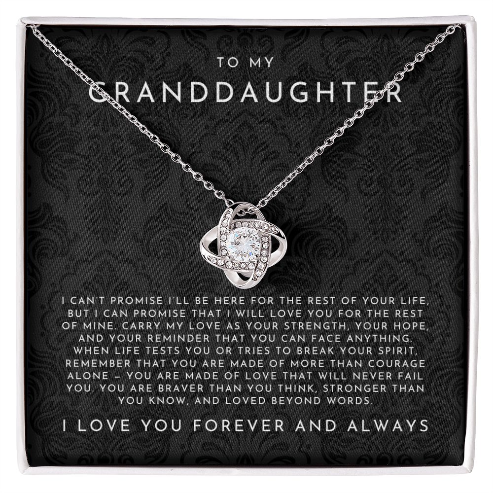 To My Granddaughter Necklace