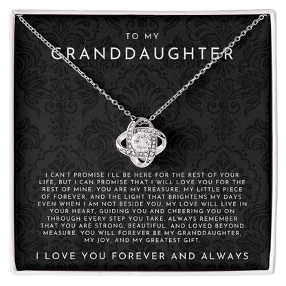 To My Granddaughter Necklace