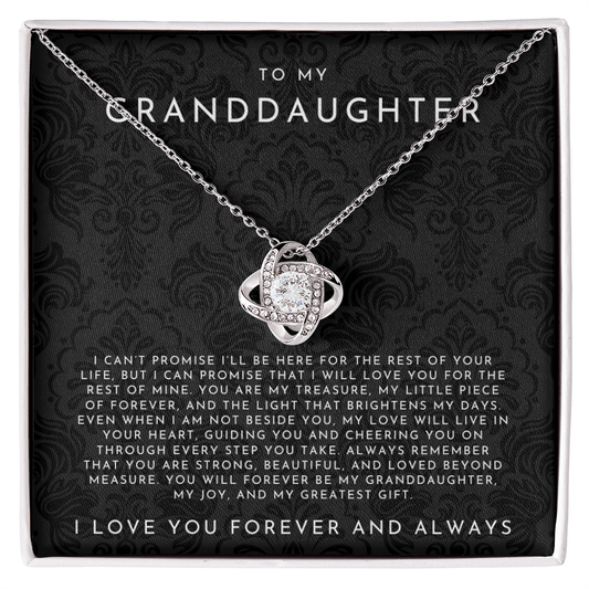 To My Granddaughter Necklace